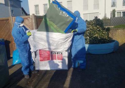 Sichere Asbestentsorgung in speziellen Asbest Big Bags durch AsbesTTech Darmstadt